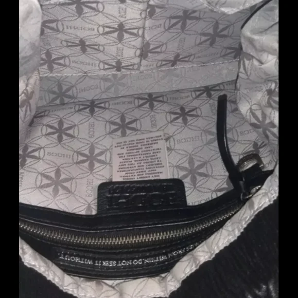 Bodhi Ruffle Silver Stud Leather Tote - Picture 2 of 3